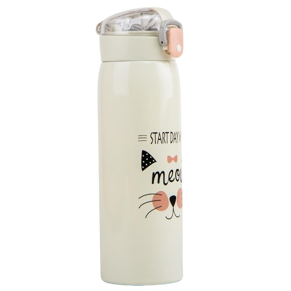 Термос Elisey Meow 500 мл Молочний (9064-006) - фото 3 Термос Elisey Meow 500 мл Молочний (9064-006) - фото 3