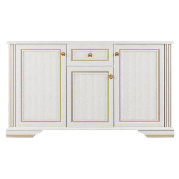 Комод Gerbor 3D1S Вайт Ясен сніжний/Сосна золота Комод Gerbor 3D1S Вайт Ясен сніжний/Сосна золота