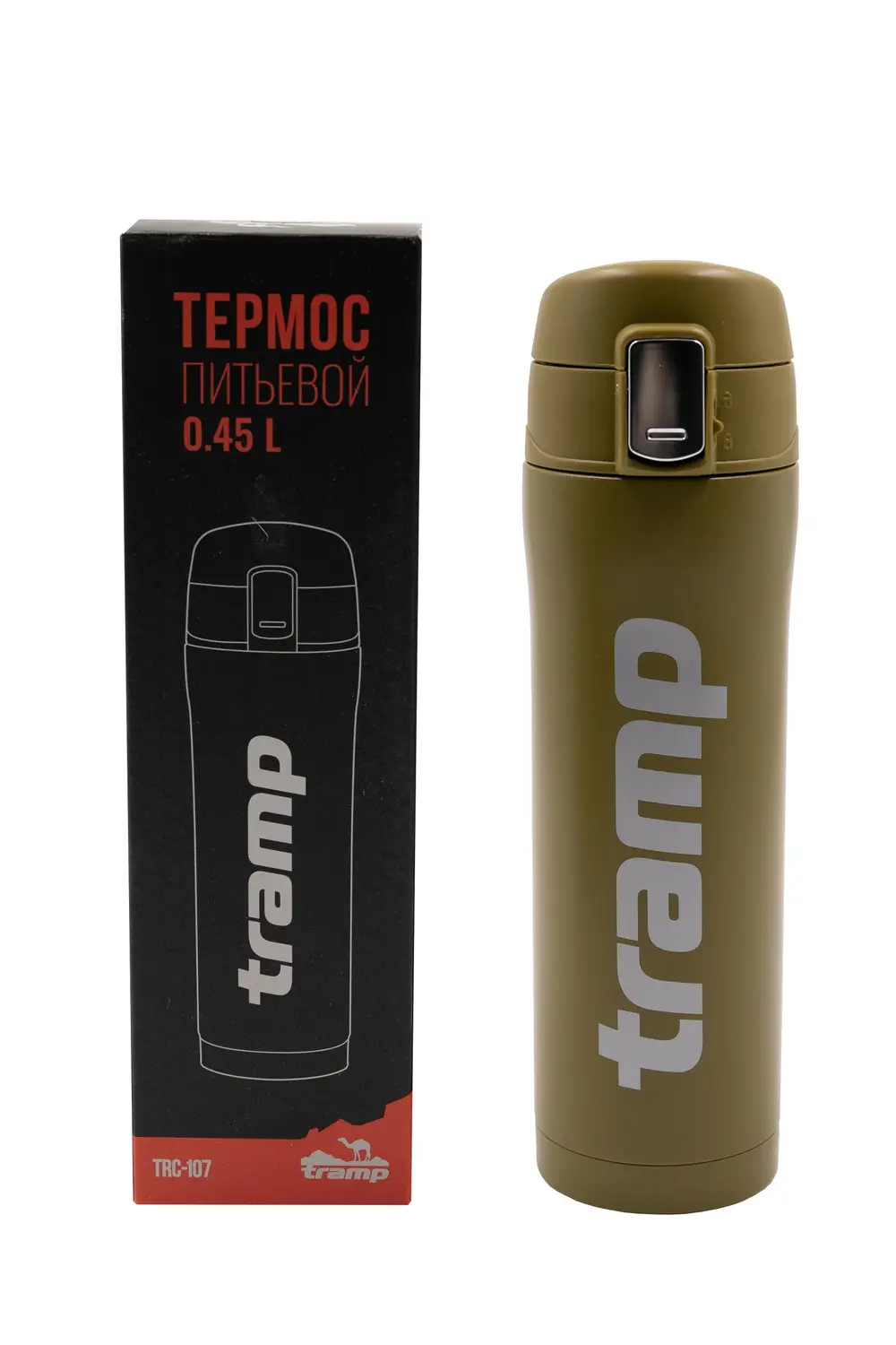 Термос Tramp 0,45 л Хаки (UTRC-107-khaki) - фото 2 Термос Tramp 0,45 л Хаки (UTRC-107-khaki) - фото 2