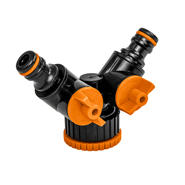 Соединитель для шланга редукционный Bradas ECO-PWB2222L Black Line с внутренней резьбой 1"/3/4" с запорными кранами (49052) Соединитель для шланга редукционный Bradas ECO-PWB2222L Black Line с внутренней резьбой 1"/3/4" с запорными кранами (49052)