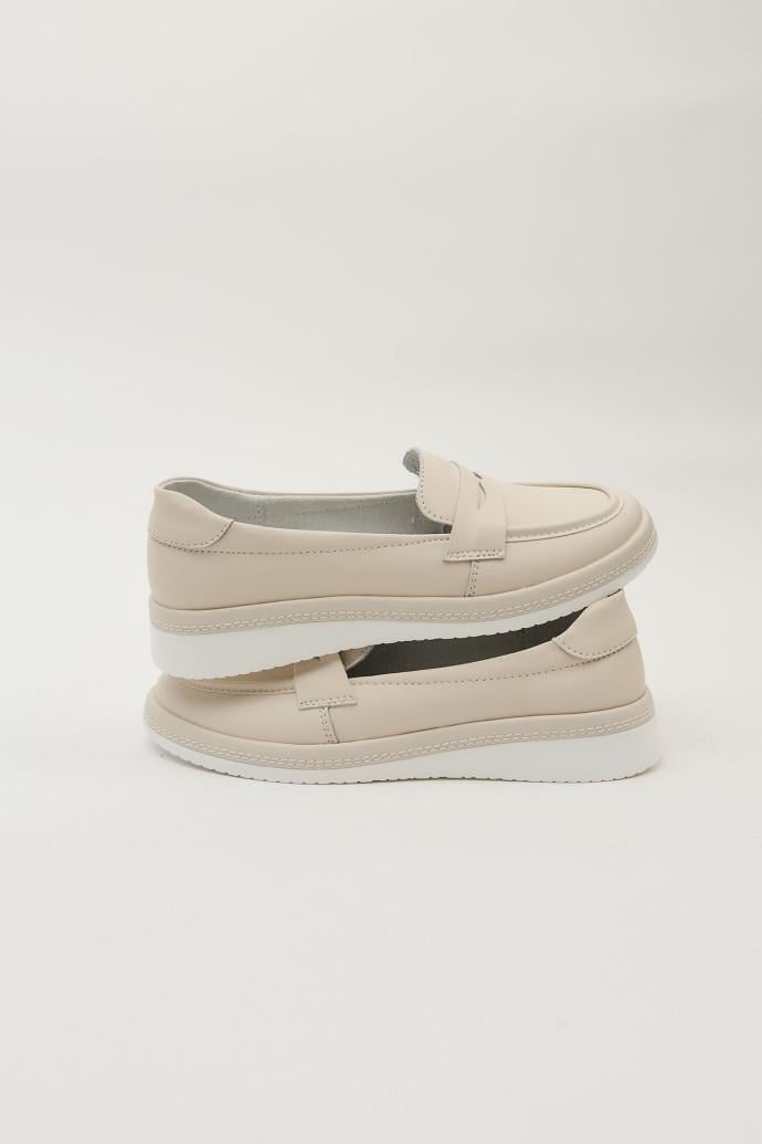 Туфли женские ALLSY 197082 р. 39 Бежевый (21154_39)