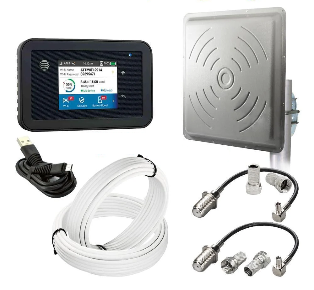 Интернет комплект 4G с Wi-Fi Роутером NETGEAR AirCard 815s и мощная панельная антенна MIMO R-Net 2x24 Maxi (1876147675) - фото 1