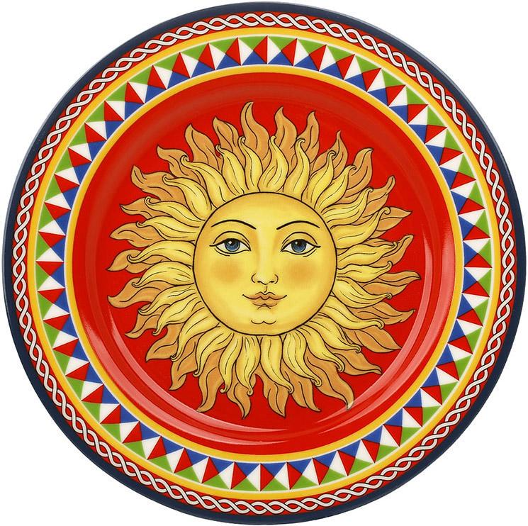 Набор фарфоровых тарелок Sicilia Sole 19 см