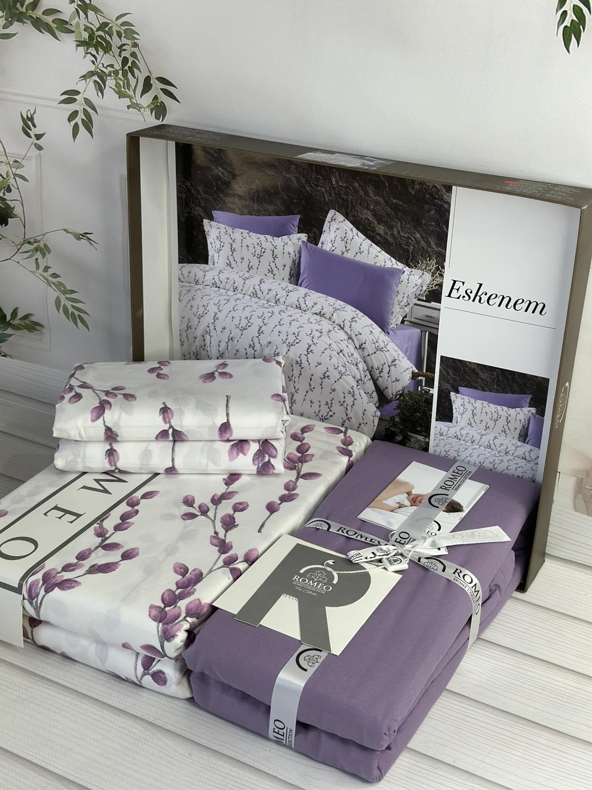 Комплект постільної білизни Eskenem поплін Євро Коричневий (Eskenem) - фото 2 Комплект постільної білизни Eskenem поплін Євро Коричневий (Eskenem) - фото 2