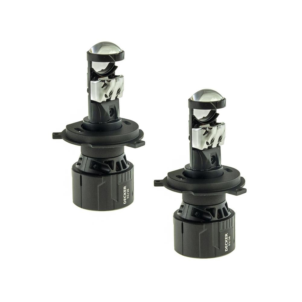 Лампа линзированная Decker LED GL-02 5K H4 H/L 2 шт. (28283515)