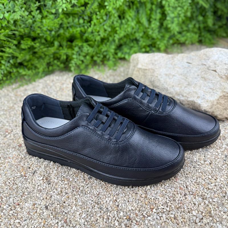 Мокасини жіночі шкіряні Е-002037-5 р. 37 23,5 см Темно-синій (109185563) - фото 3