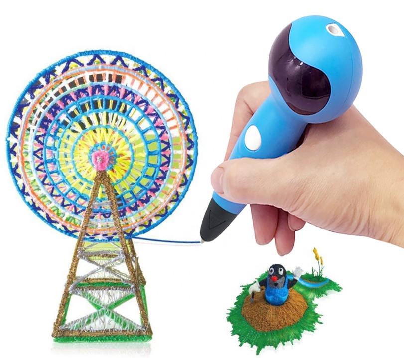 3D-ручка 7TECH Robot Pen 3D робот Синий (SUN3405) - фото 4