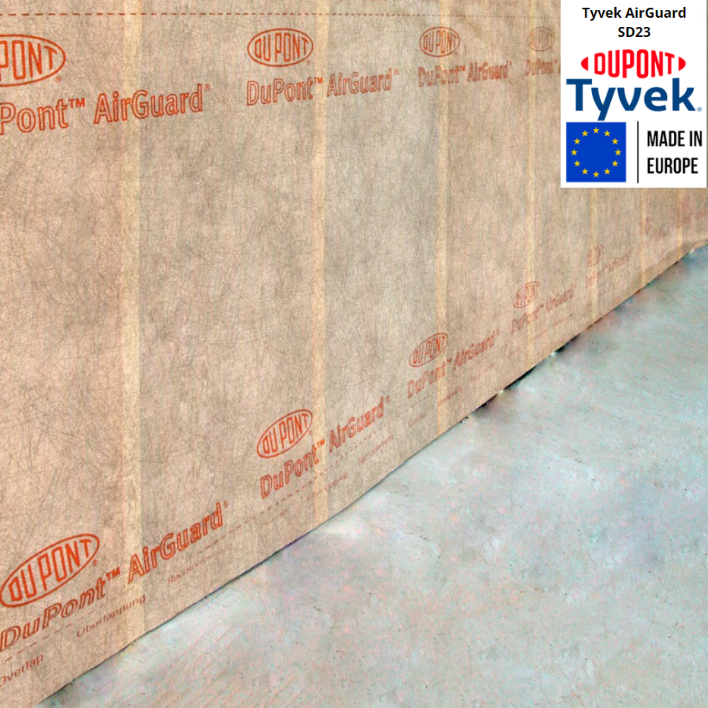 Мембрана пароизоляционная Tyvek AirGuard SD23 1,5x50 м 75 м2 102 г/м2 (3100232) - фото 4