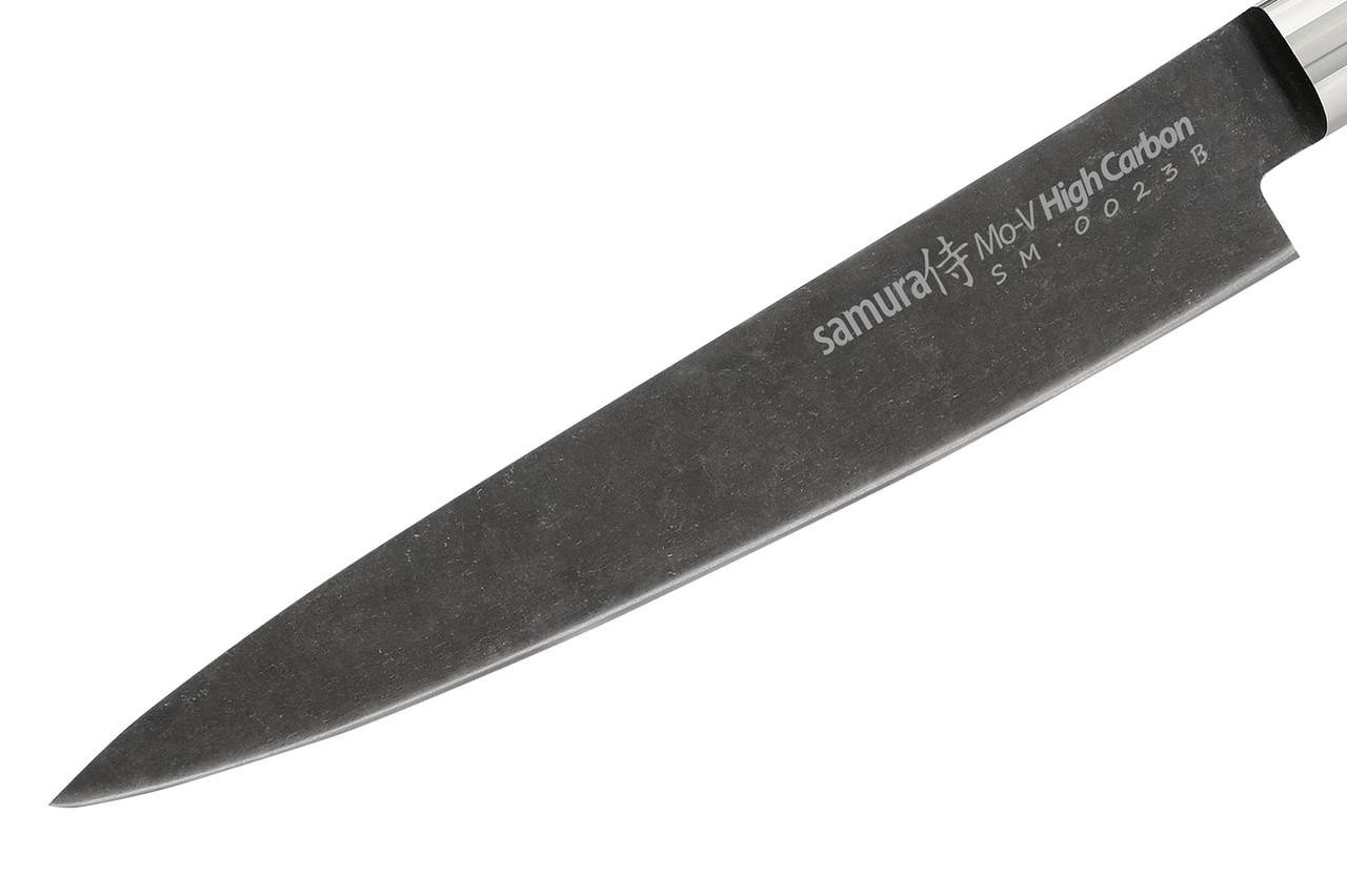 Кухонний ніж Samura Mo-V Stonewash 150 мм (SM-0023B) - фото 3