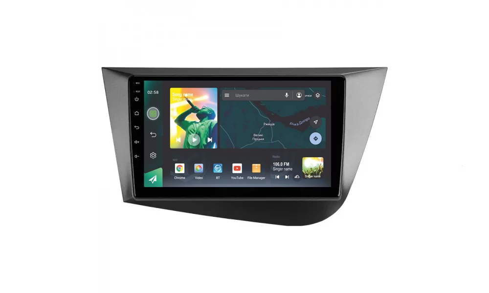 Магнитола штатная Sigma PRO 9464 4/64 GB Seat Leon 2 2005-2012 F2 9" (AR-79036)