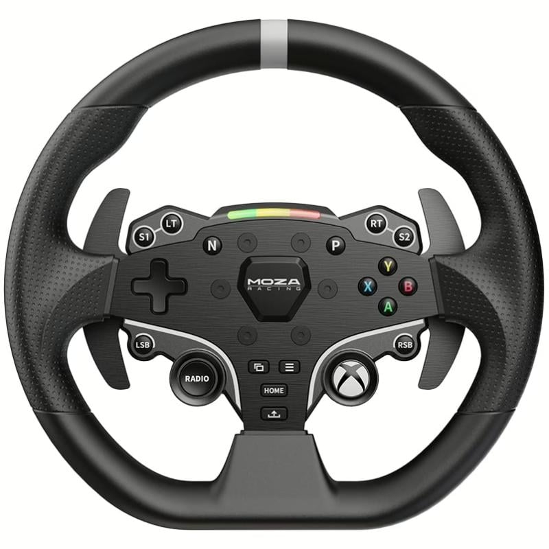 Ігрове кермо з педалями Moza Racing R3 Bundle для XBOX/PC 22кн педалі SR-P Lite кермо ESX Black (RS053) - фото 3 Ігрове кермо з педалями Moza Racing R3 Bundle для XBOX/PC 22кн педалі SR-P Lite кермо ESX Black (RS053) - фото 3