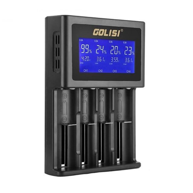 Зарядний пристрій Golisi S4 Smart Battery Charger Black (az015) - фото 1