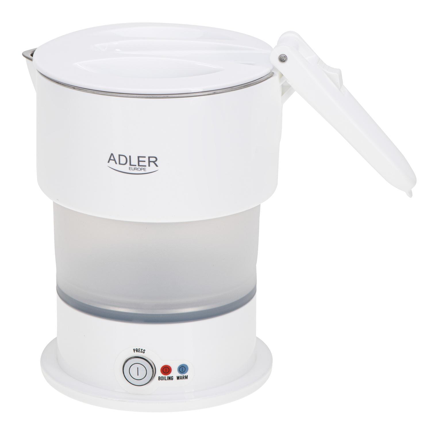 Електрочайник Adler AD 1377 0.6 л 600 Вт Білий (29924927)