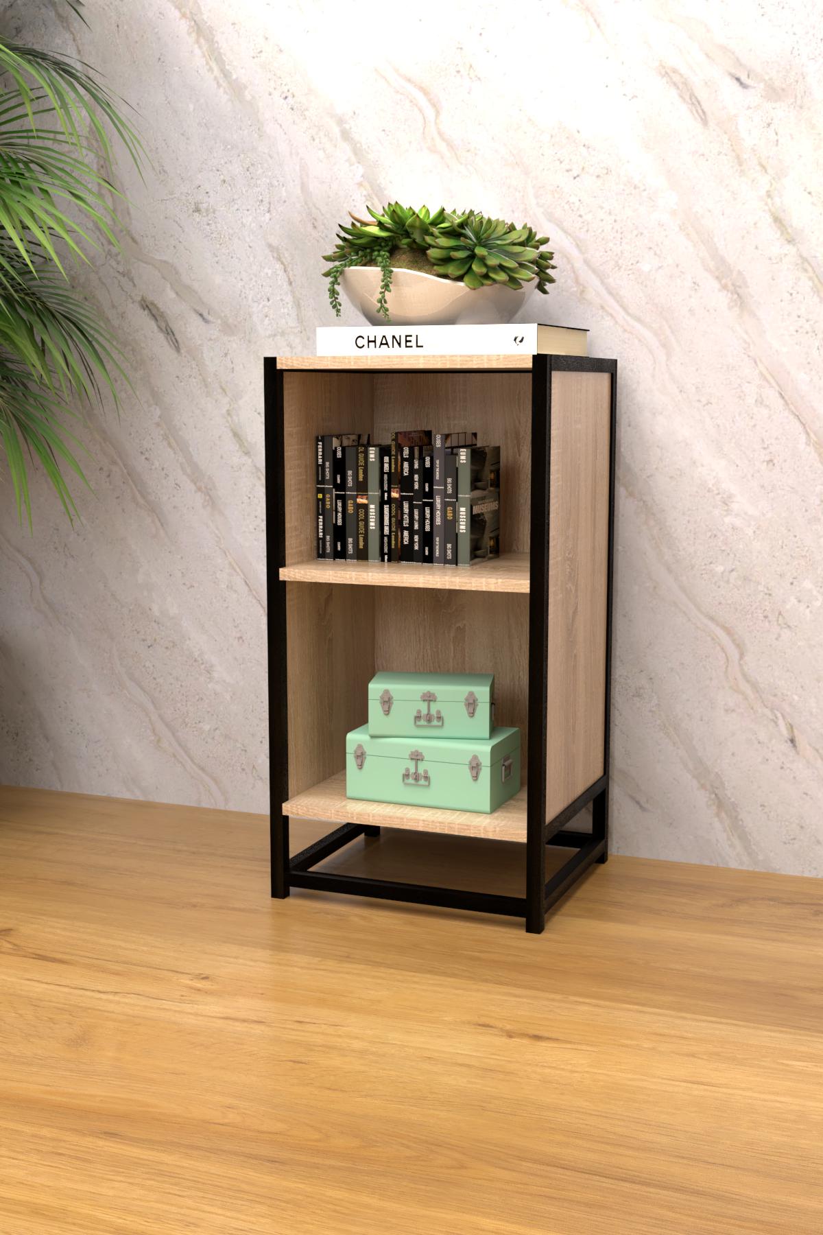 Тумба-стеллаж EcoLoft Виллановая DSP-1275-6 в стиле лофт Дуб Сонома (29876310) - фото 1 Тумба-стеллаж EcoLoft Виллановая DSP-1275-6 в стиле лофт Дуб Сонома (29876310) - фото 1