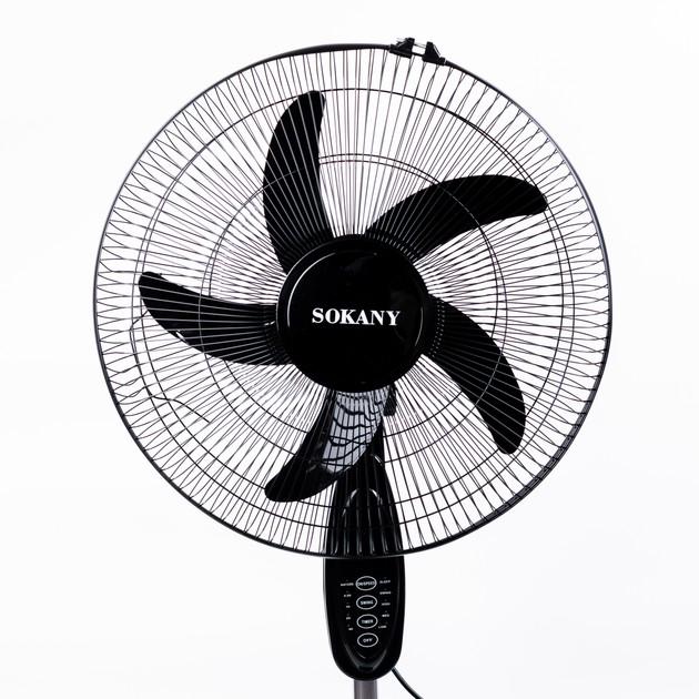 Вентилятор напольный с 5 лопастями и с 3 скоростями для офиса и дома Ø 40 см (2b3ca9e9) - фото 2 Вентилятор напольный с 5 лопастями и с 3 скоростями для офиса и дома Ø 40 см (2b3ca9e9) - фото 2