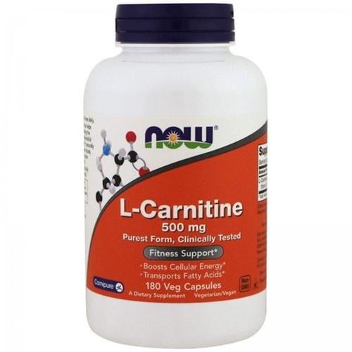 Карнітін NOW Foods L-Carnitine 500 мг 180 Veg Caps