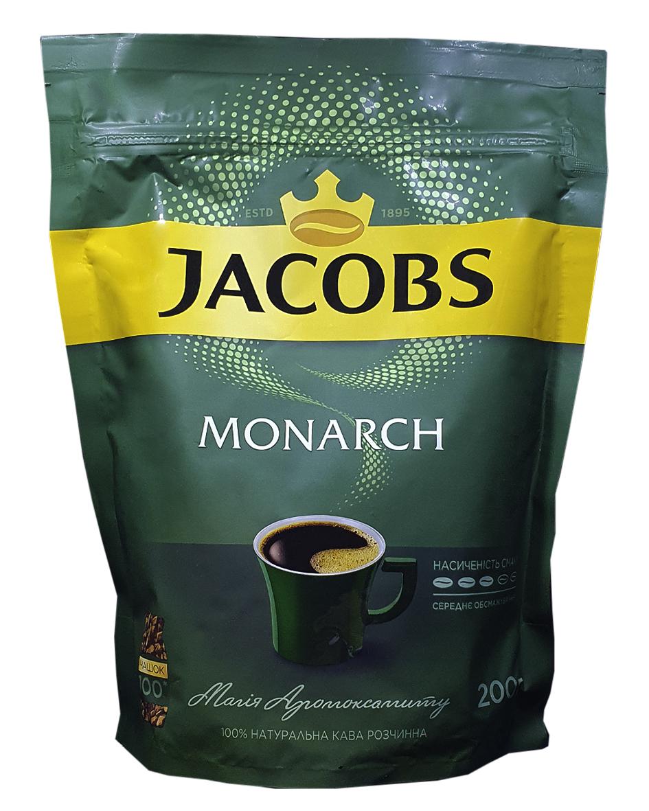 Кофе растворимый Jacobs Monarch 200 г (52122) Кофе растворимый Jacobs Monarch 200 г (52122)