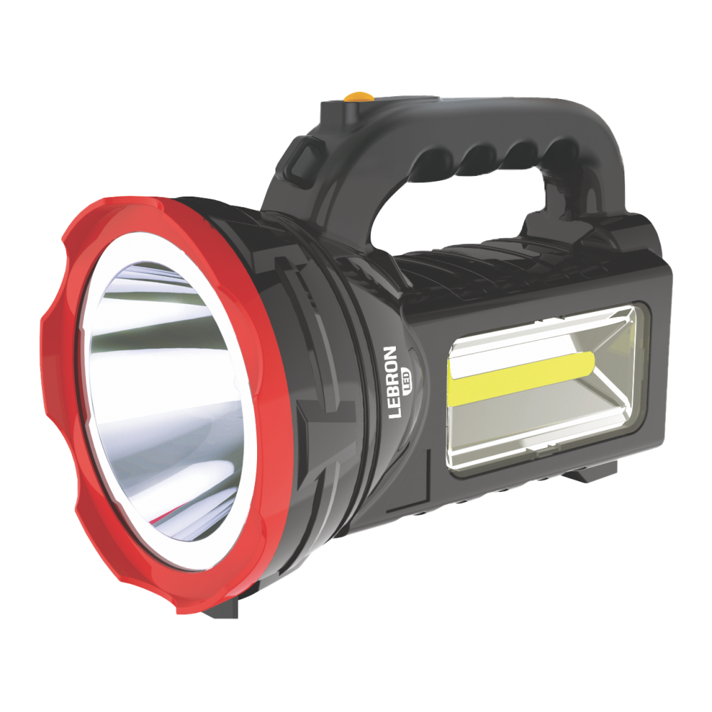 Фонарь ручной аккумуляторный Lebron L-HL-78 ABS 2W/4W+3W COB 3000 mAh