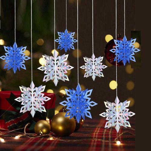 Новорічний декор Stenson Snowflake R96067 25 см - фото 2 Новорічний декор Stenson Snowflake R96067 25 см - фото 2