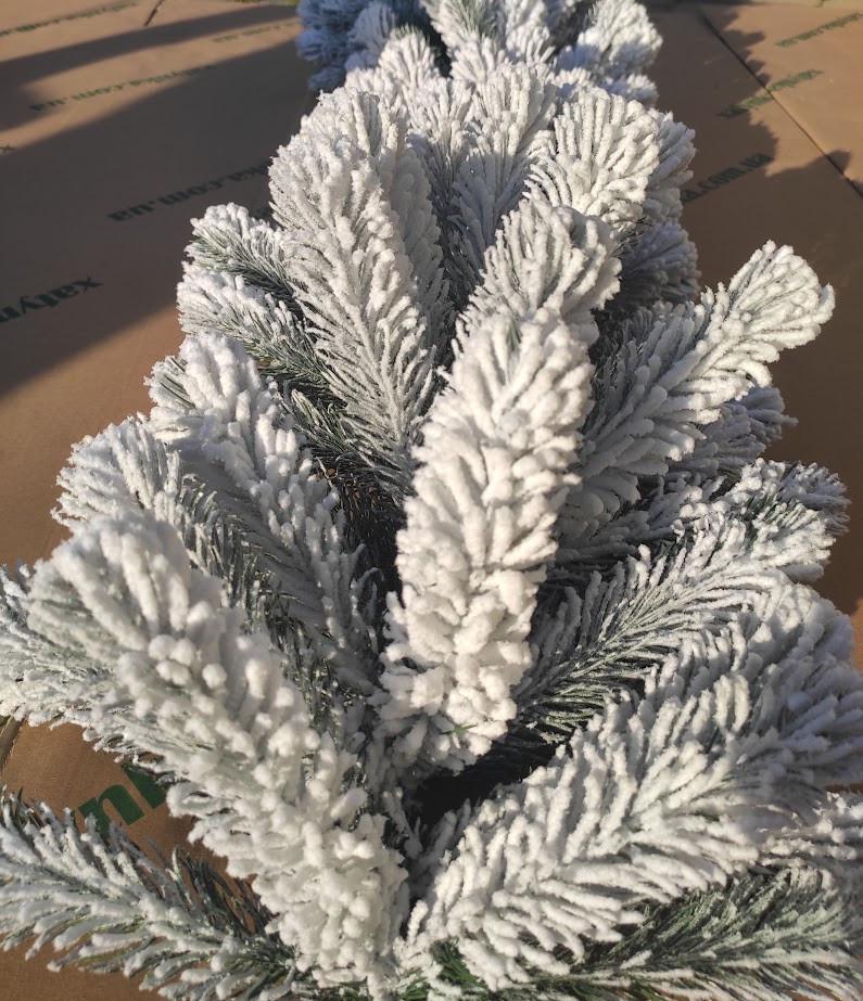 Хвойна гірлянда засніжена лита SGX Буковельська 1 м (1258930685) - фото 3 Хвойна гірлянда засніжена лита SGX Буковельська 1 м (1258930685) - фото 3