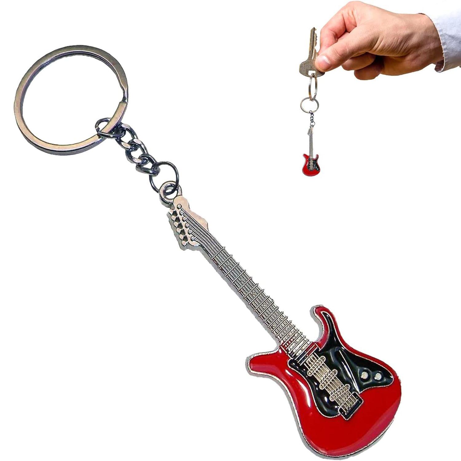 Брелок для ключей Гитара металлический Красный (99_10_0_1С) - фото 12 Брелок для ключей Гитара металлический Красный (99_10_0_1С) - фото 12