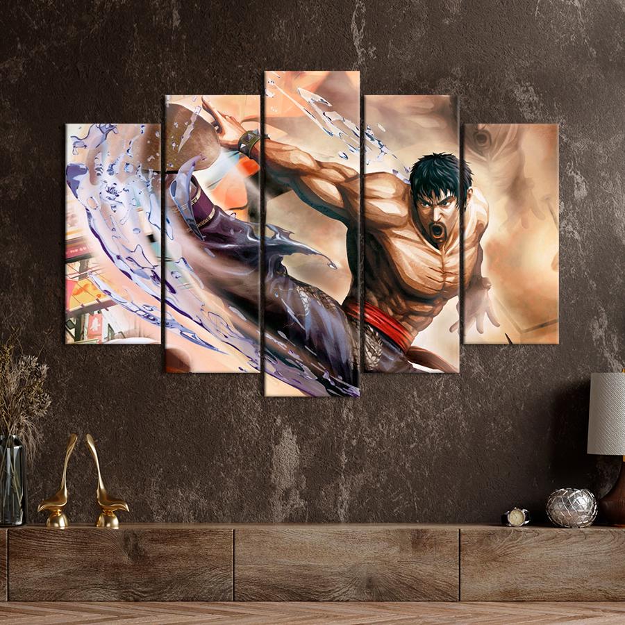 Настенний декор Могучий боец Street Fighter X Tekken 187x119 см (A232-5)