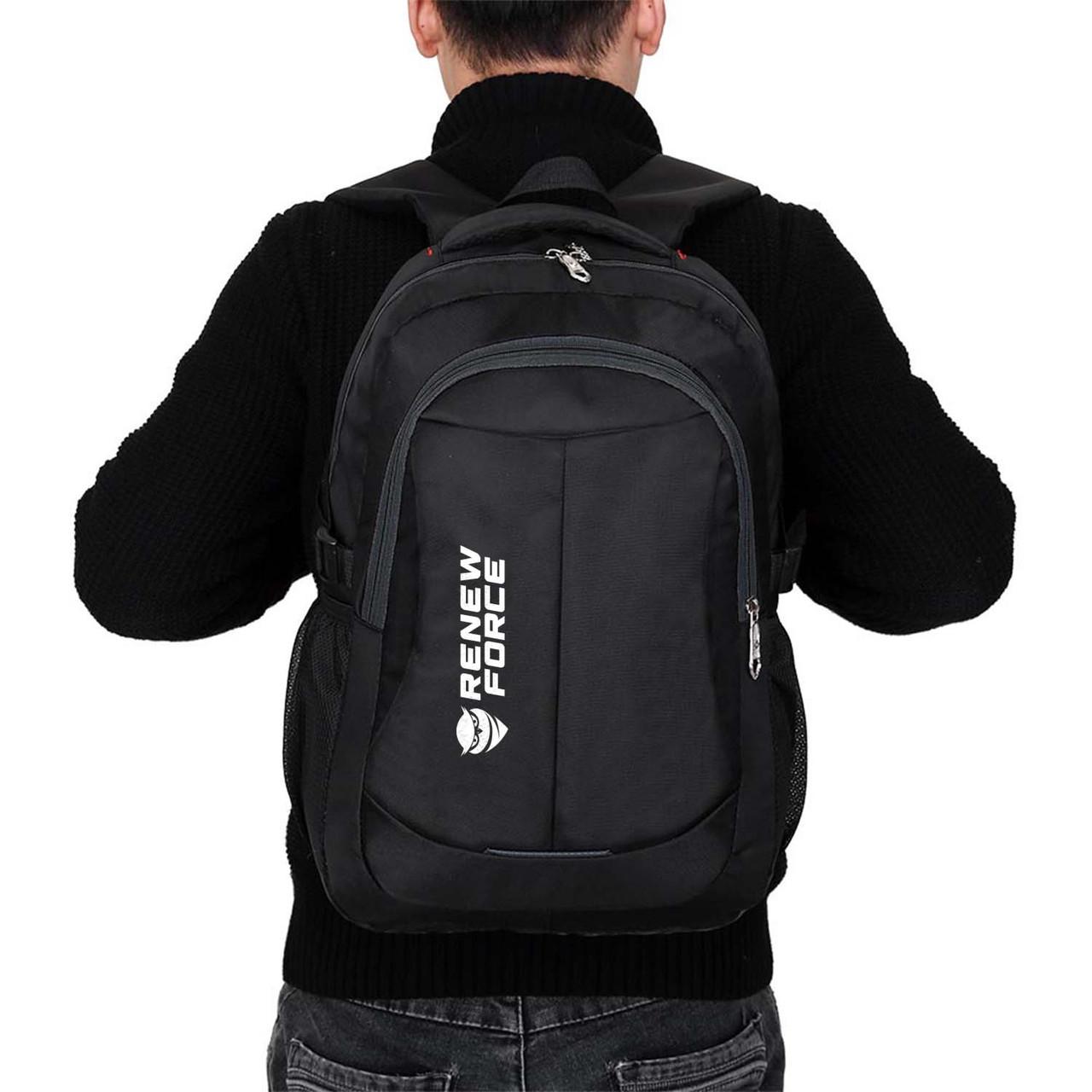 Городской рюкзак Renew Force 22 л 48х31х15 см Черный (2124746844) - фото 3