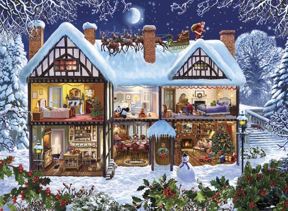 Пазли Різдвяний будиночок на 1000 деталей - фото 2