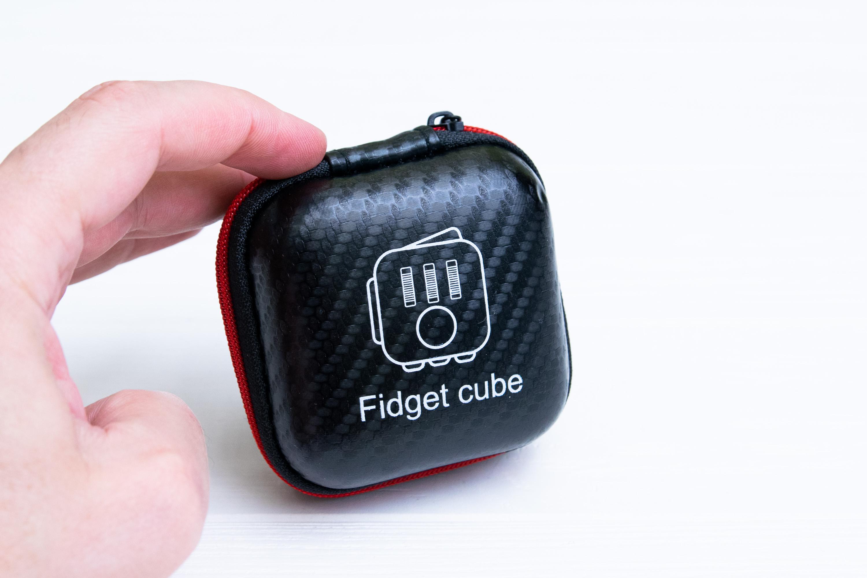 Антистрес кубики із кейсом Fidget cube нестандартний Різнокольоровий (2439118) - фото 4