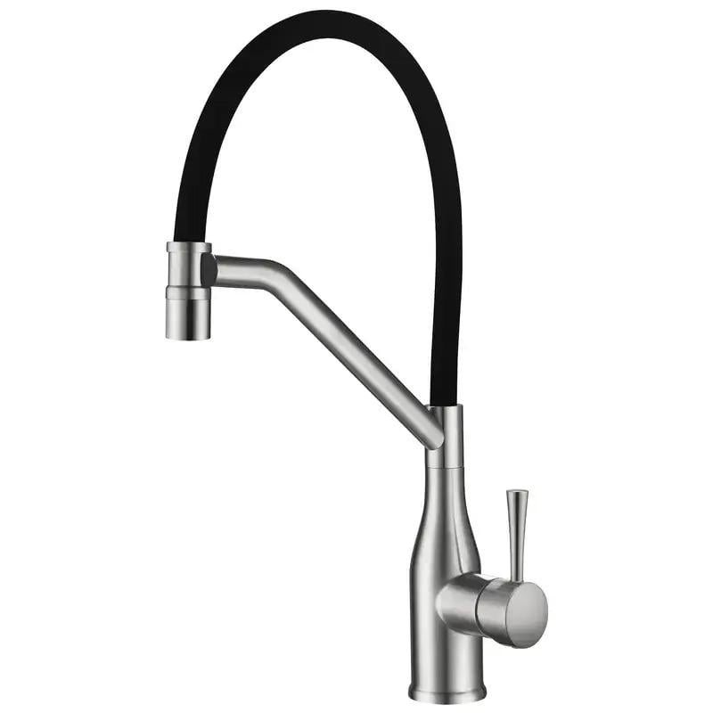 Змішувач для кухні KOER KI-70033-02 з нержавіючої сталі SUS304 з гнучким виливом (KR5817) Змішувач для кухні KOER KI-70033-02 з нержавіючої сталі SUS304 з гнучким виливом (KR5817)