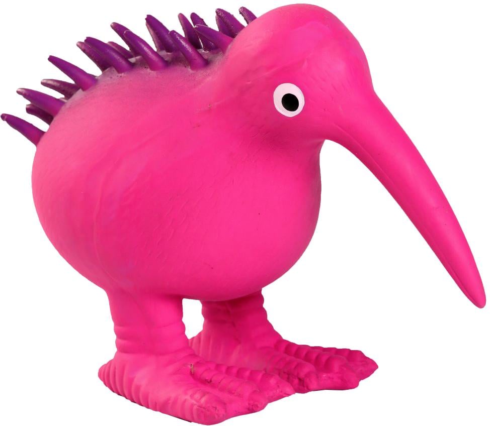 Игрушка для собак Kiwi Walker Птица киви 8,5 см Розовый (8596075000158)