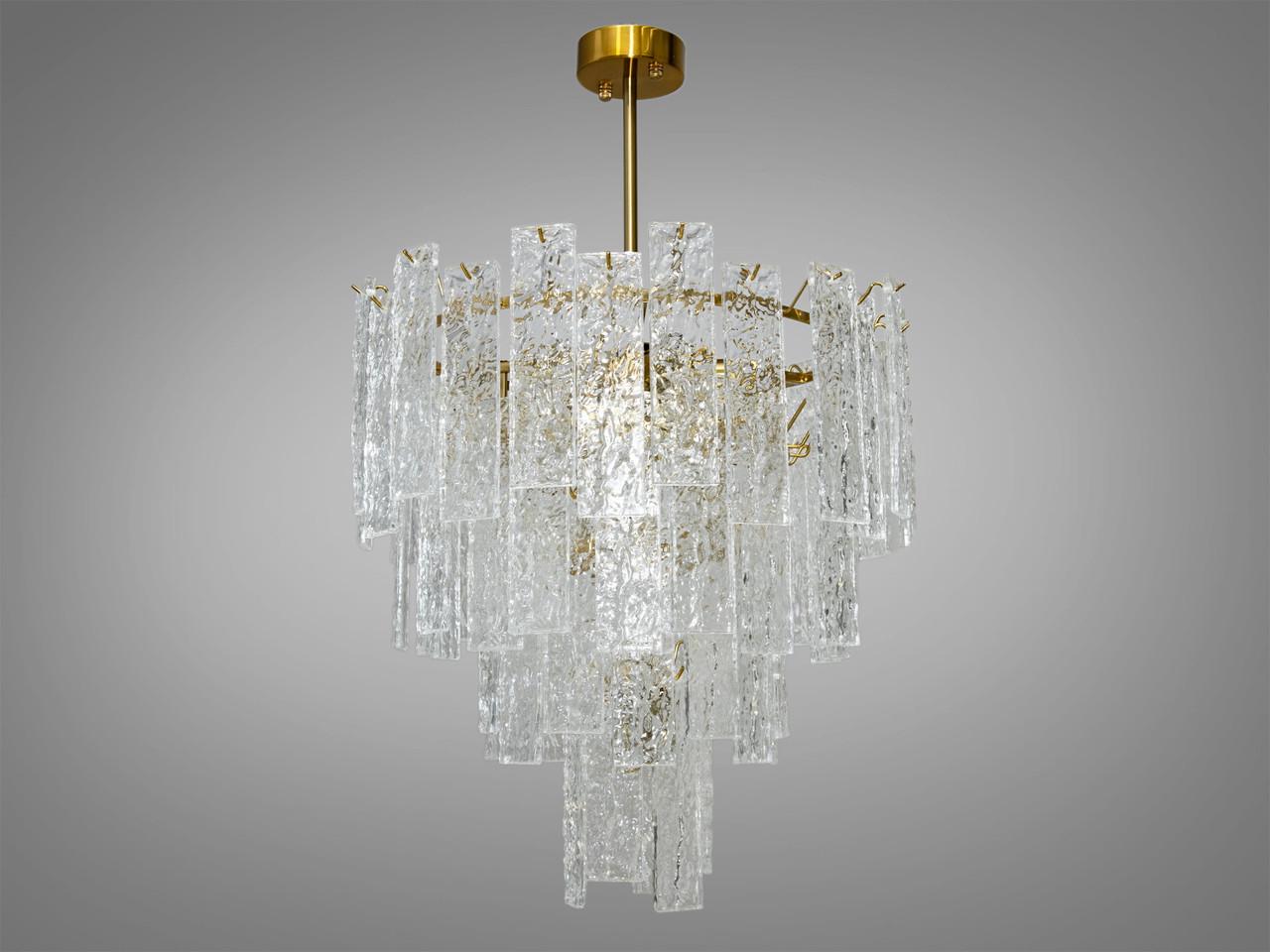 Люстра-подвес с круглыми стеклянными элементами 818/500CH (2437593567)