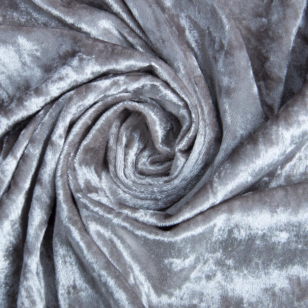 Ткань Бархат Li V-32 Серо-бежевый (23046)