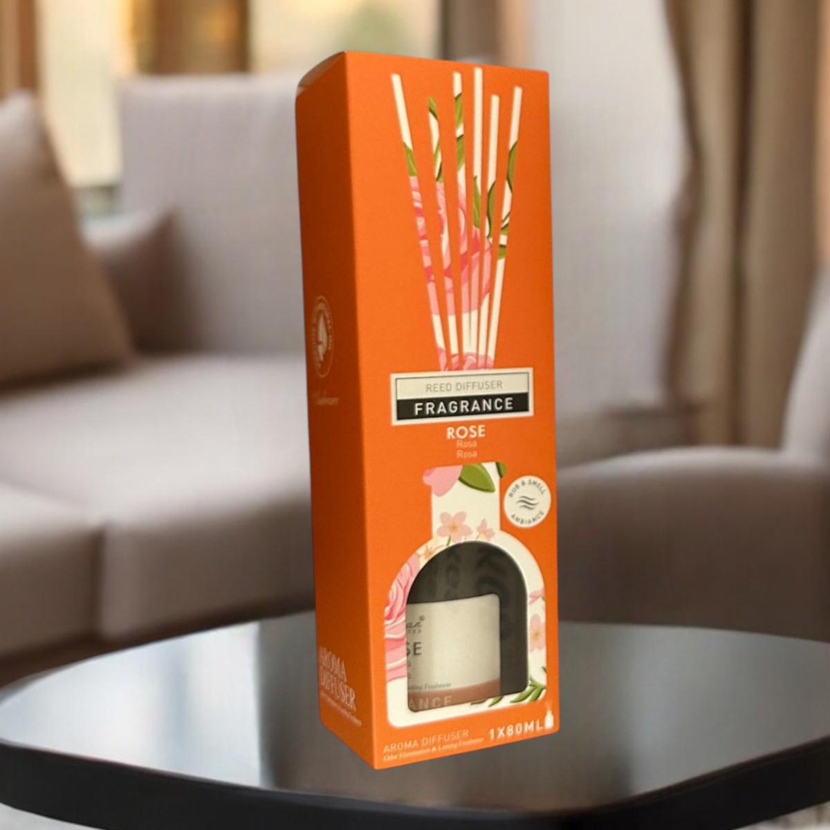 Аромадиффузор Reed Diffuser Rose 80 мл (R35155-8) - фото 2