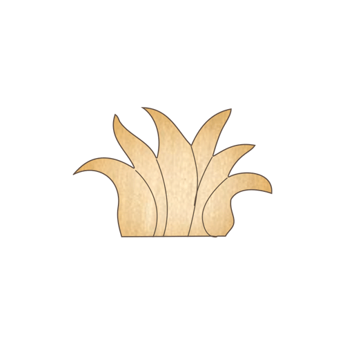 Заготовка из фанеры №158 Кустик-3 (5873) Заготовка из фанеры №158 Кустик-3 (5873)