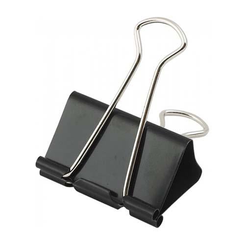 Біндери Buromax 41 мм 12 шт. Чорний (BM.5302)