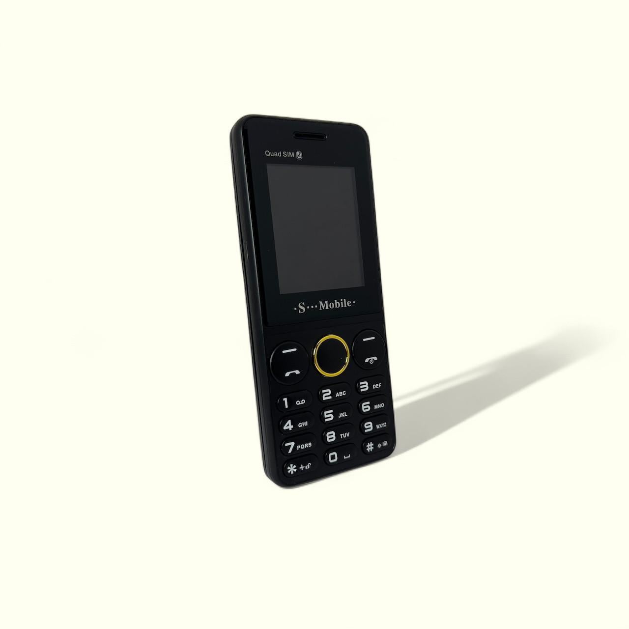Кнопочный телефон мобильный на 4 SIM карты Servo S73 Black