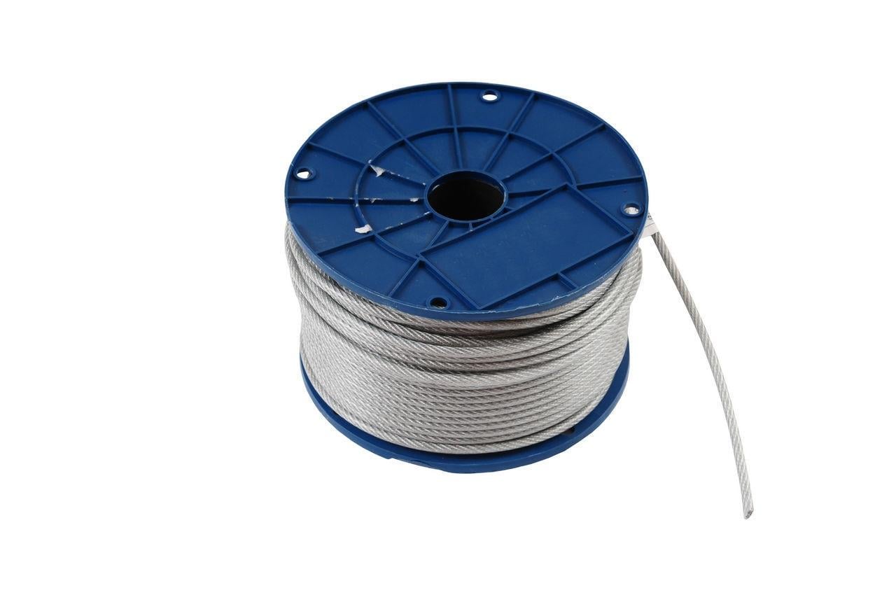 Трос сталевий Apro 8 мм х 100 м в оплетці DIN 3055 (WR-PVC8)