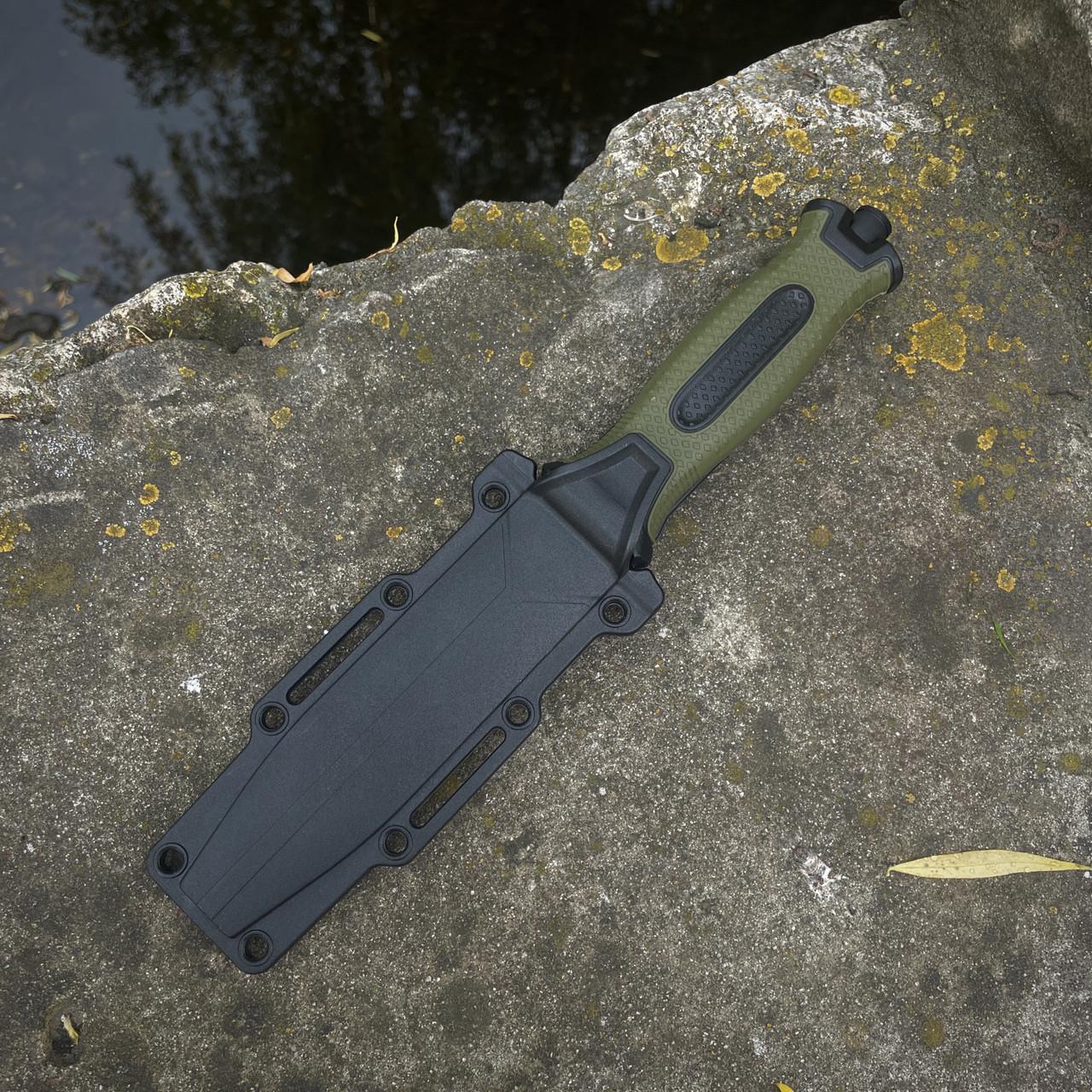 Нож серейтор 2918B Олива (2326282041) - фото 6 Нож серейтор 2918B Олива (2326282041) - фото 6