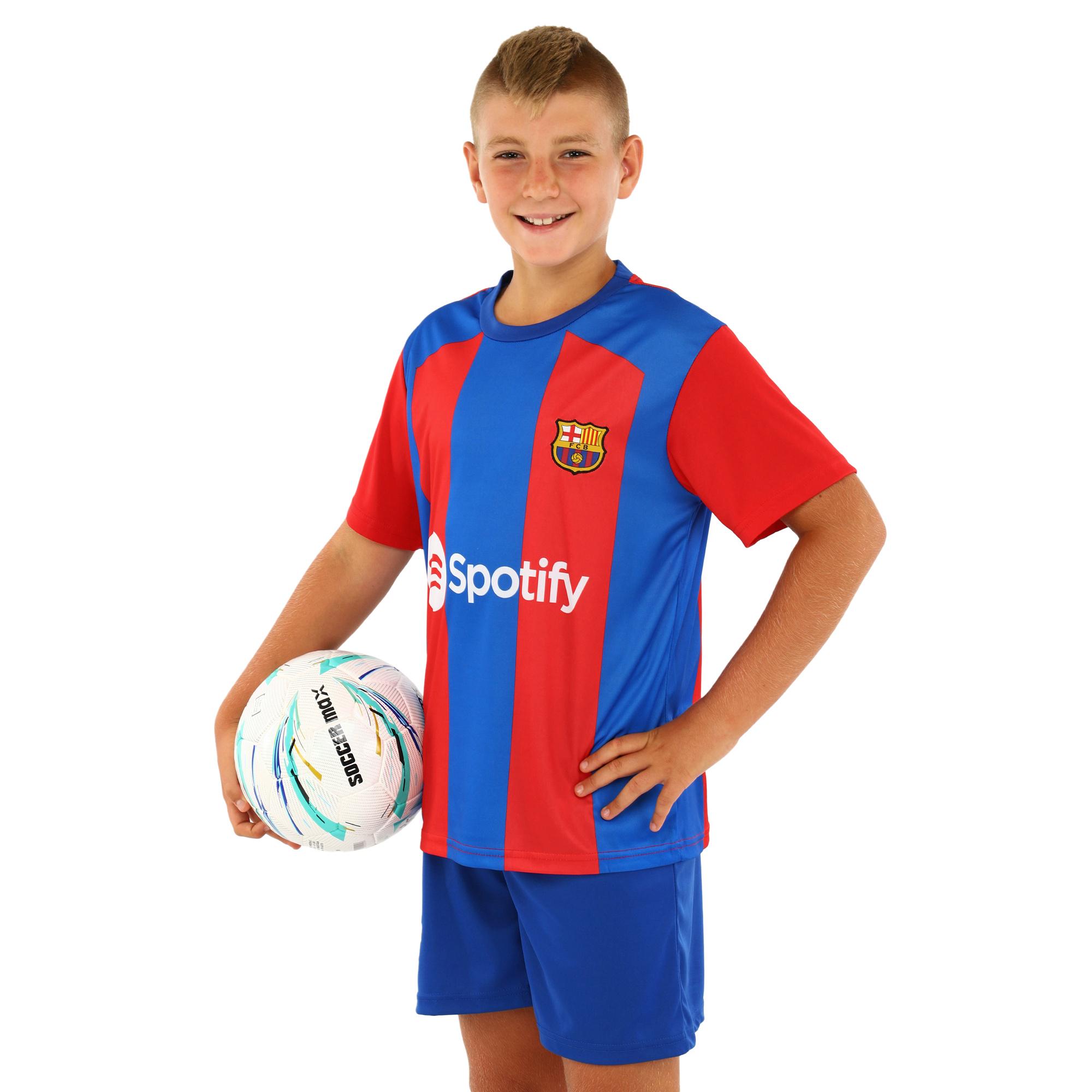 Футбольная форма детская BARCELONA 2024 XL р. 30 155-165 см Бордово-синий (CO-7181-30)