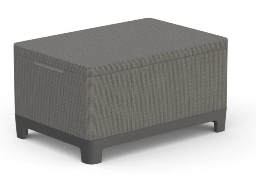 Стіл-скриня садова Keter Scandi Storage Table Графіт (270931)