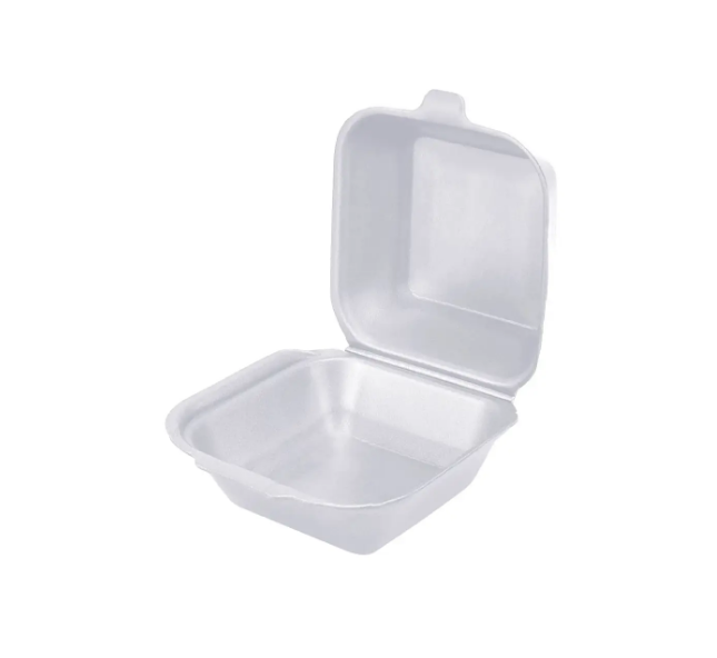 Ланч-бокс НР-6 из вспененного полистирола 150х152х60 мм 250 шт. Белый (003400013) - фото 1