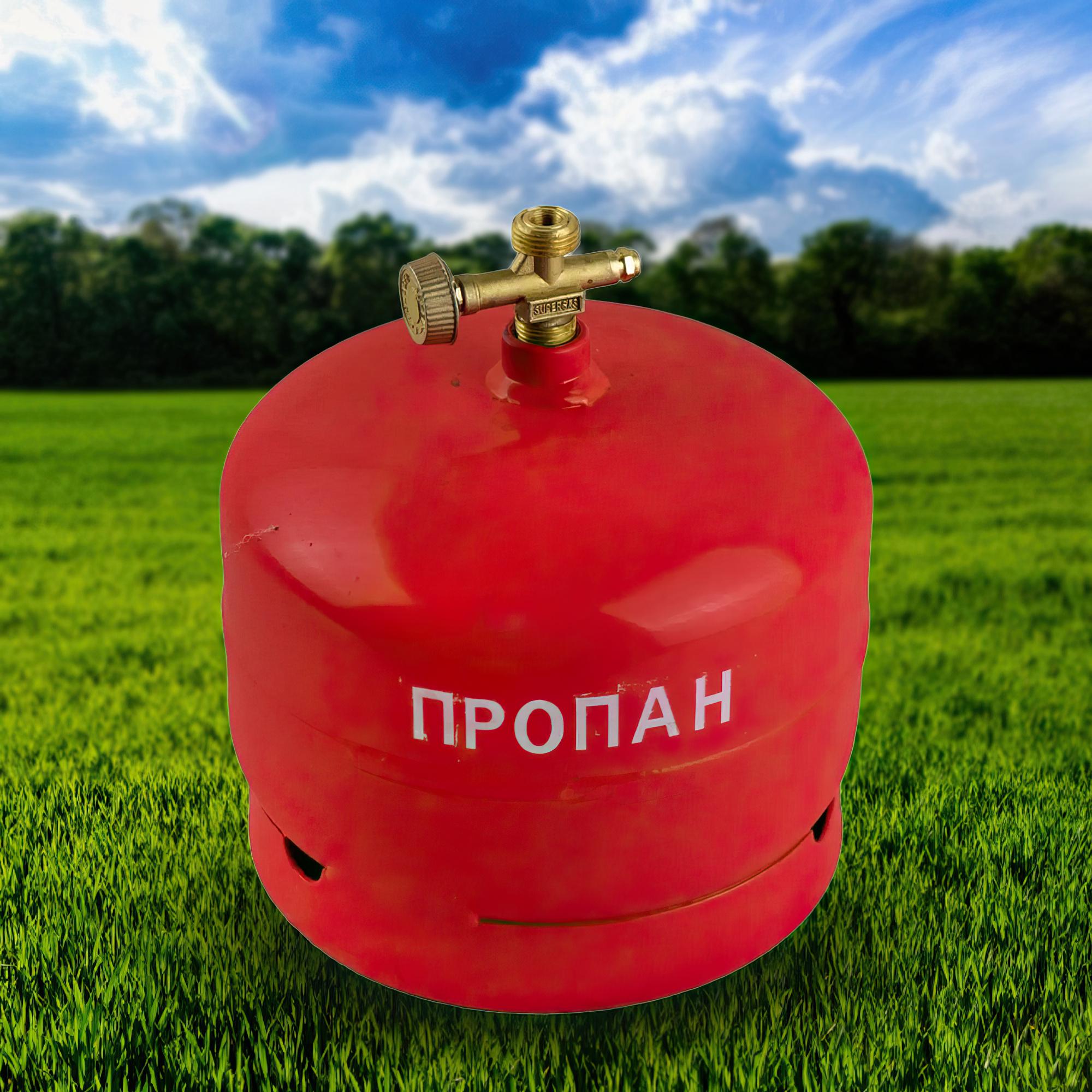 Балон газовий кемпінговий Турист без пальника 5 л Червоний - фото 2 Балон газовий кемпінговий Турист без пальника 5 л Червоний - фото 2