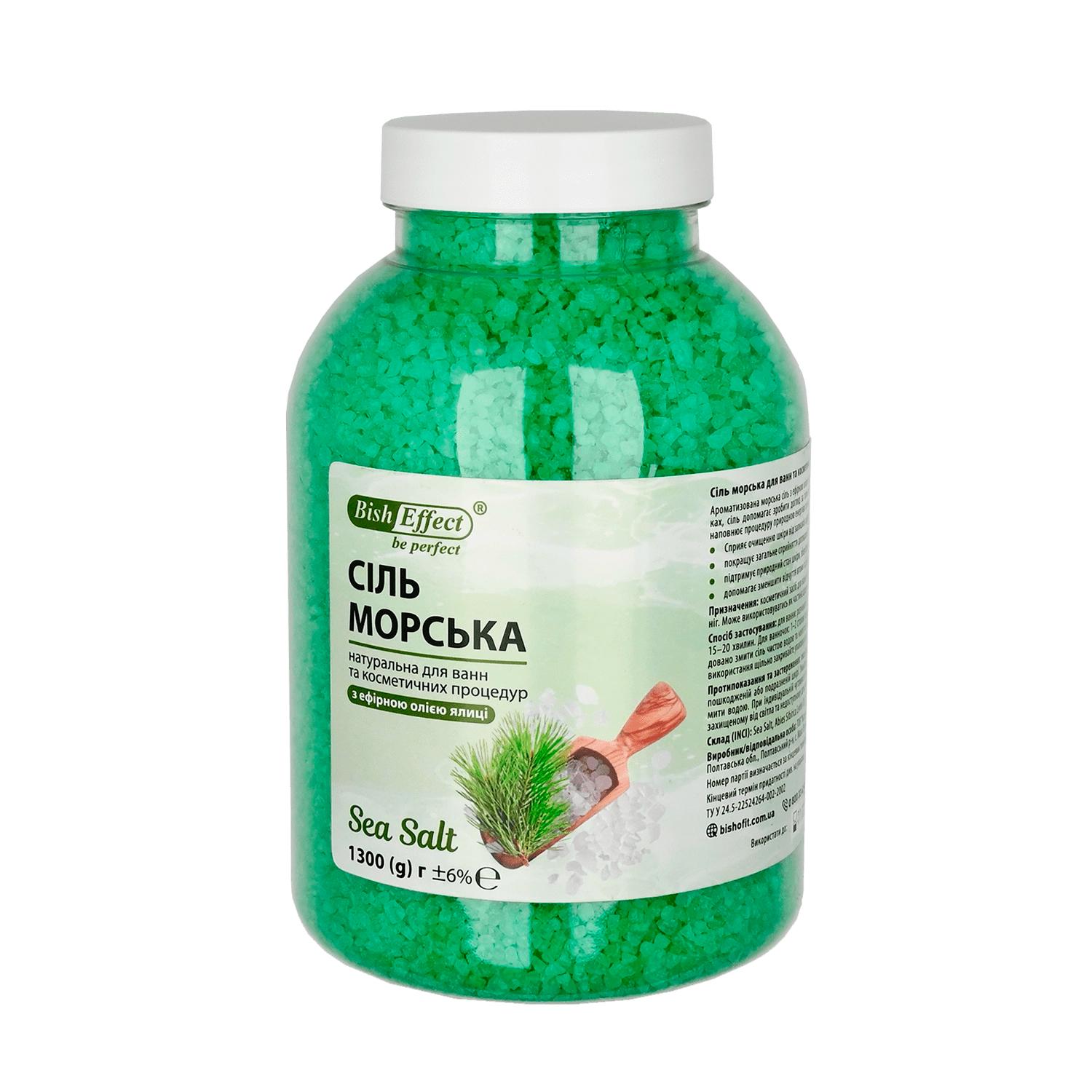 Морская соль для ванн Bisheffect с ароматом пихты 1300 г (1011052-Other)