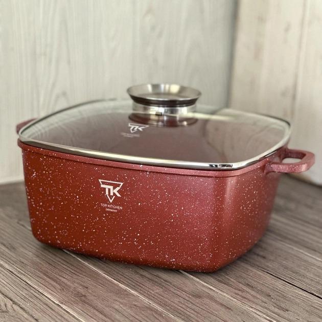 Набор кастрюль Top Kitchen и сковорода с гранитным антипригарным покрытием Черный (TК-103-4) Набор кастрюль Top Kitchen и сковорода с гранитным антипригарным покрытием Черный (TК-103-4)