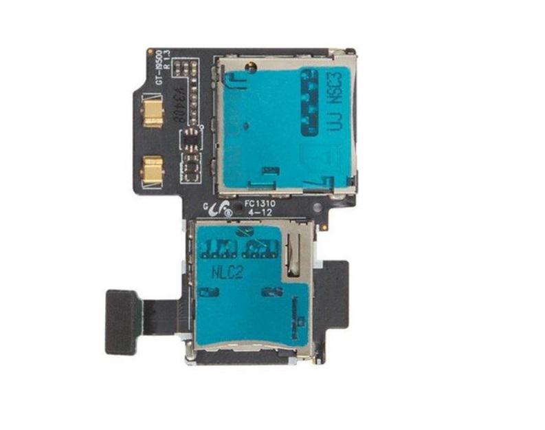 Шлейф Flat Cable основной для Samsung i9500 with Sim and Memory Card Connector (000018362)