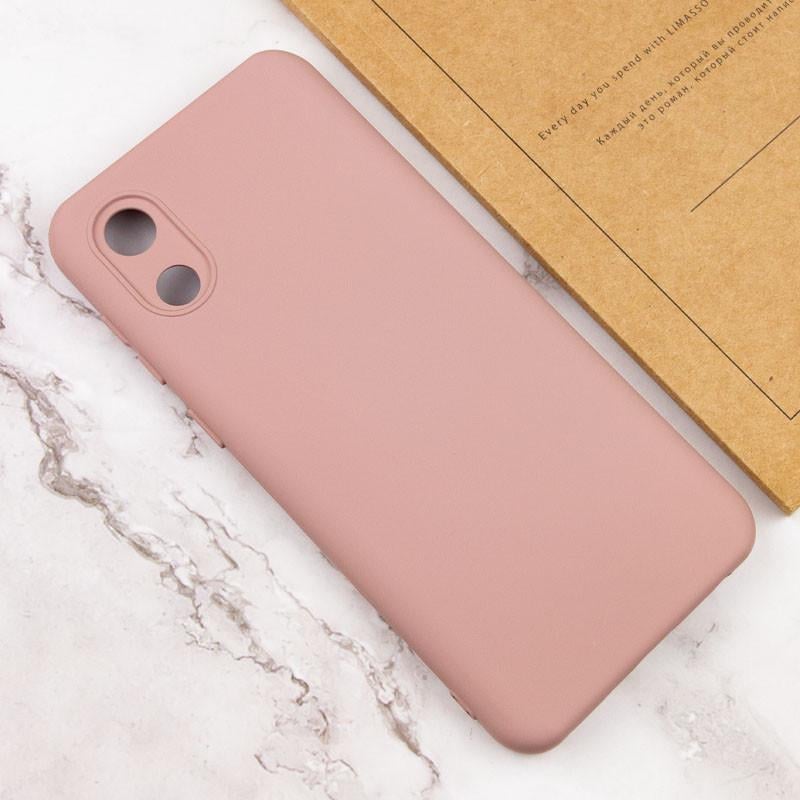 Противоударный чехол Silicone Cover Lakshmi Full Camera (A) для Samsung Galaxy A03 Core Розовый / Pink Sand - фото 4