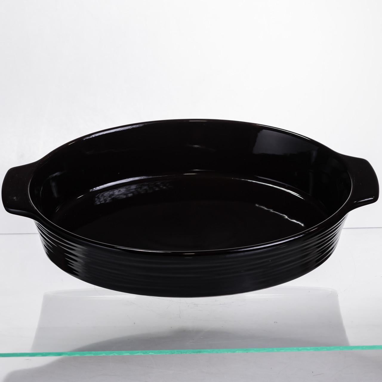 Форма для запекания овальная 36х22,5х7 см 2 л Черный (SH1290)