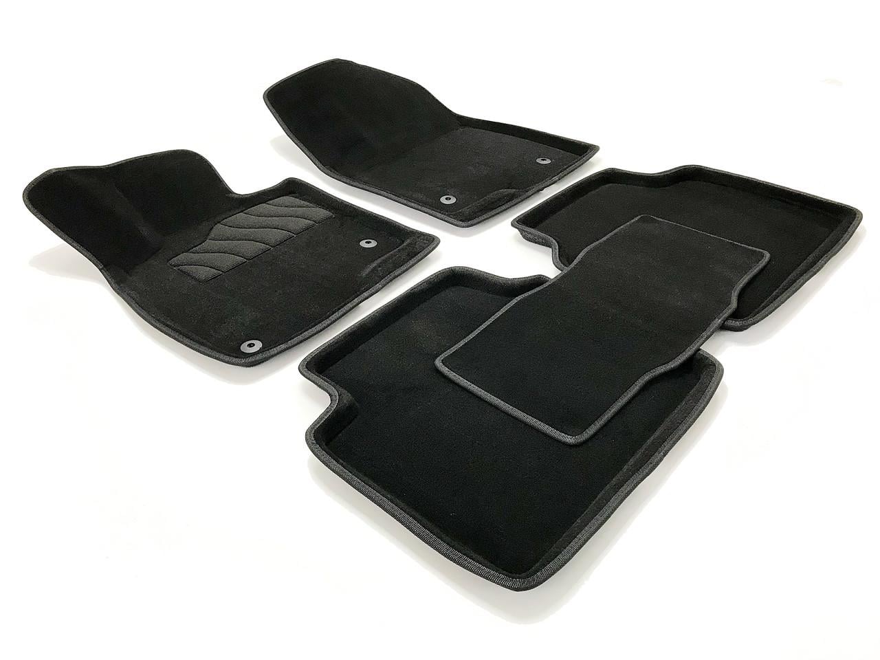 Коврики в салон ворсовые 3D Seintex Mazda 6 2012- 5 шт. Черный 83711