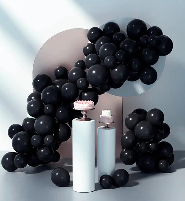 Арка з повітряних кульок 80 шт. Black (415168)